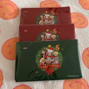 Pop Mart Holiday Storage Box Set - Red and Green